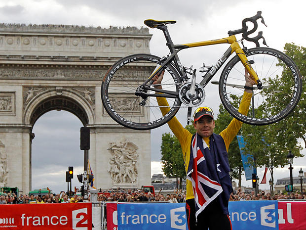 Tour de France winner Cadel Evans 