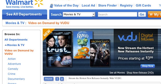 Wal-Mart offers video streaming on website - CBS News