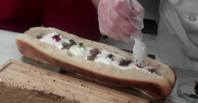 The world's most expensive hot dog CBS News