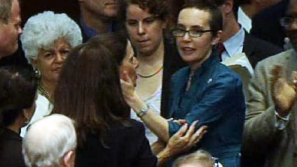 Gabby Gifford at House vote on Debt 