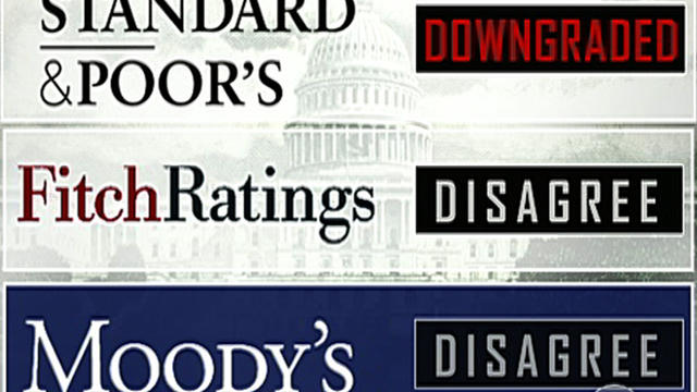 Rating agencies disagree with S&P's downgrade 