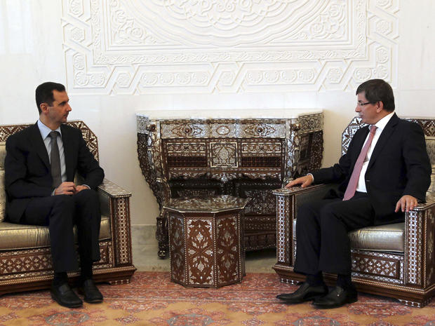 Turkey's top diplomat meets Syrian President Bashar al-Assad 