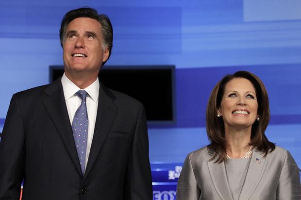 Mitt Romney, Michele Bachmann 