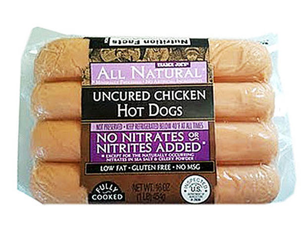 trader joe's, hot dog, chicken dog 