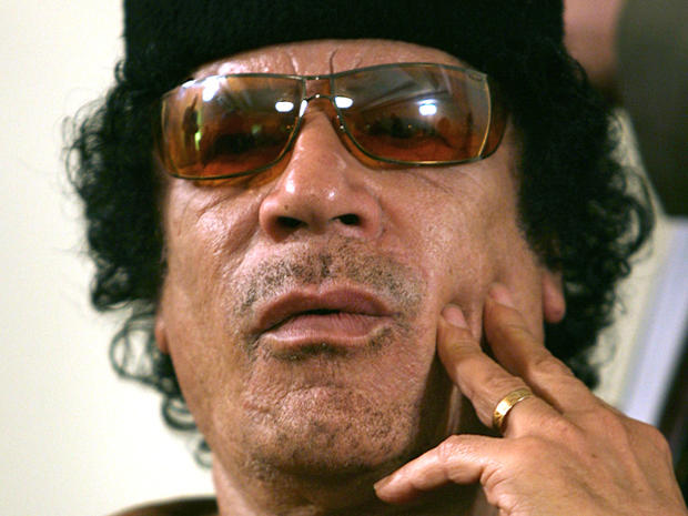 Libya's Muammar Qaddafi 