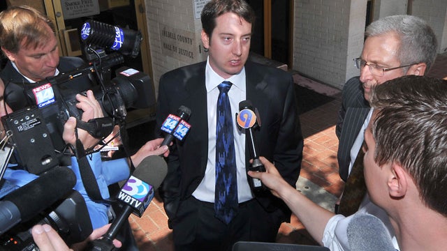 NASCAR's Busch license suspended for speeding  