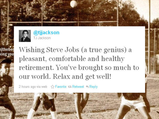 Twitter reacts to Steve Jobs' resignation 