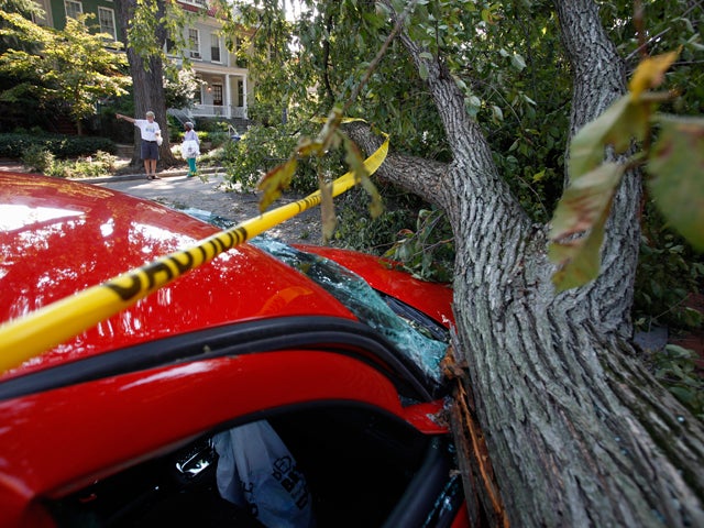 damage from the winds  