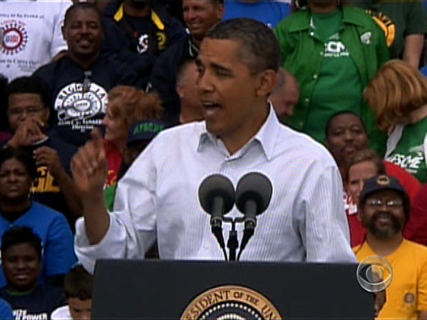 Obama previews jobs proposal in Detroit 