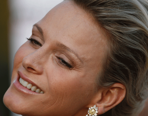 Princess Charlene of Monaco at the Yorkshire Variety Club Golden Ball at Harewood House on Sept. 4, 2011. 