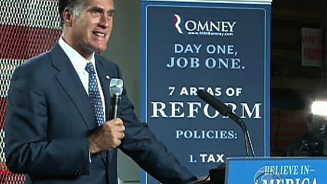 Romney unveils plan for economy 