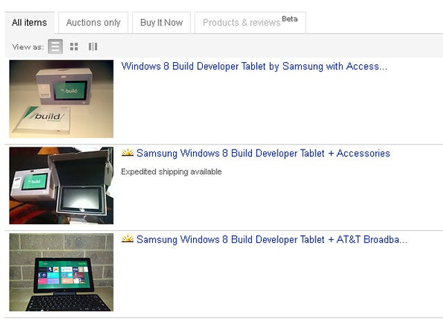 Windows 8 developer tablets on eBay now CBS News