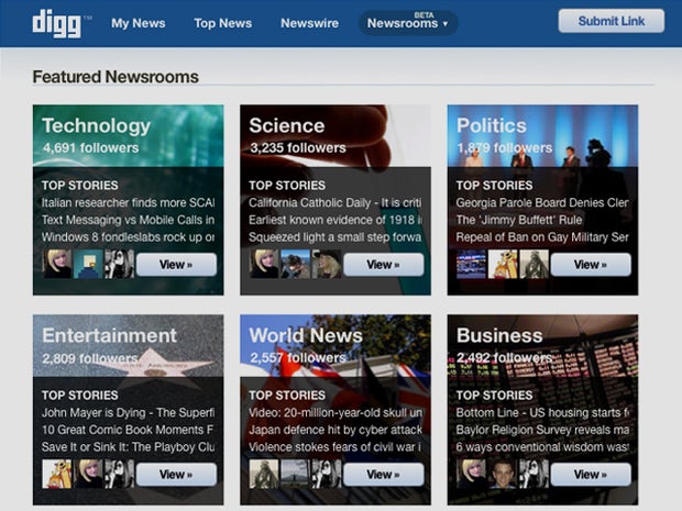Digg Newrooms 