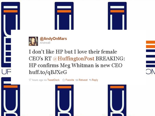 Meg Whitman supporters tweet 