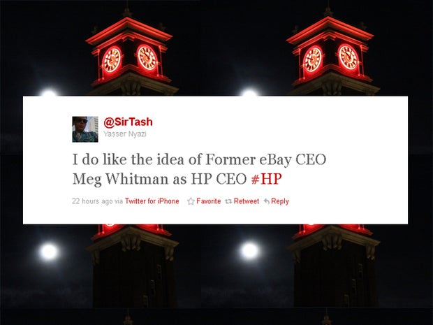 Meg Whitman supporters tweet 