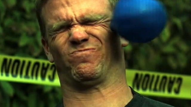 water balloon doesn't pop 