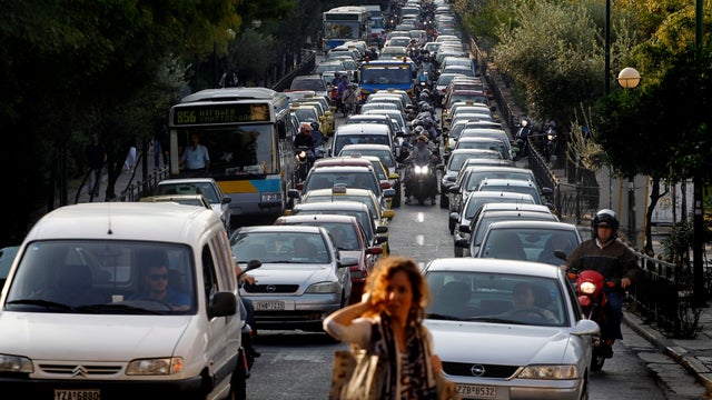 Athens transit strikes 