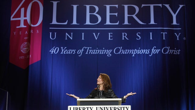 Michele Bachmann, Liberty University 