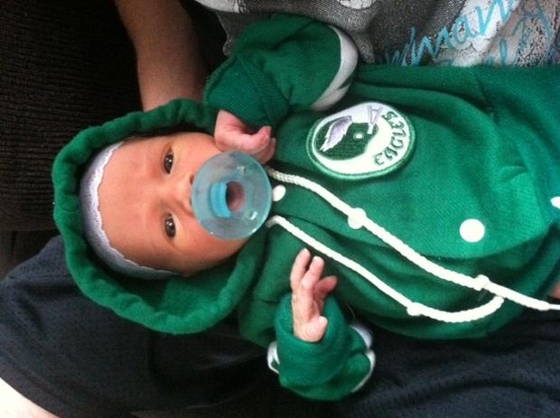 emmie-gabrielle-laspada-2-weeks-old-wearing-her-fathers-eagles-sweatshirt-from-when-he-was-a-infant-from-erica-schroth-of-haddon-twp.jpg 