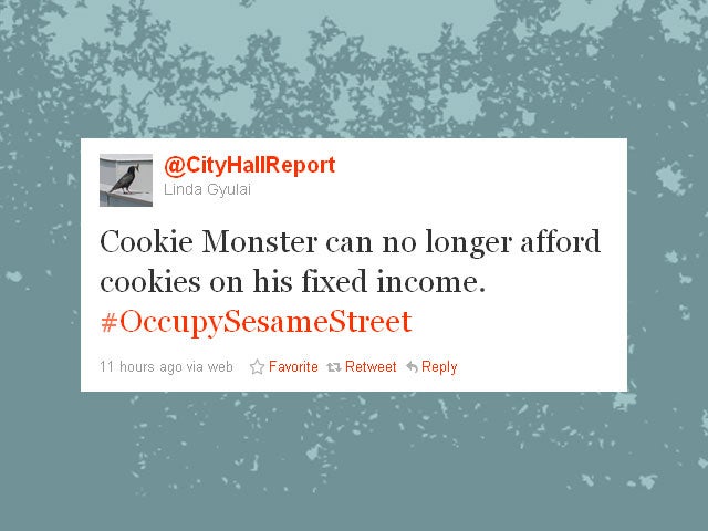 Funniest #OccupySesameStreet tweets 
