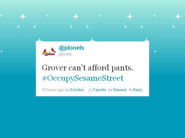 Funniest #OccupySesameStreet tweets 