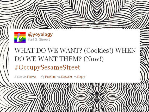 Funniest #OccupySesameStreet tweets 
