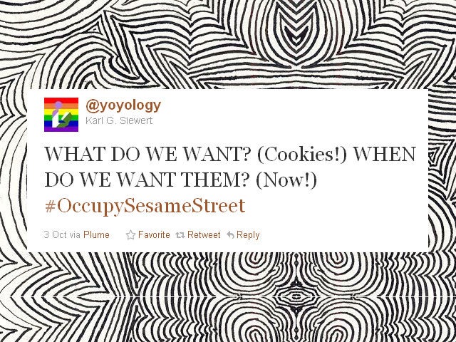 Funniest #OccupySesameStreet tweets 