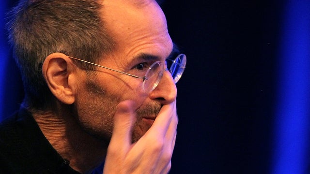 Apple CEO Steve Jobs delivers the keynote address at the 2011 Apple World Wide Developers Conference at the Moscone Center June 6, 2011, in San Francisco. 