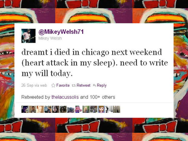 Weezer bassist Mikey Welsh may have predicted his death on Twitter and Facebook 