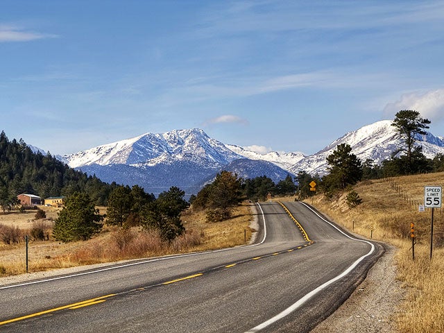 colorado, estes park, driving, rockies, rocky mountains 