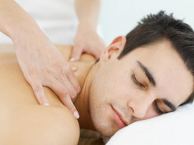 11/3 - how to be a gentleman - grooming - man getting massage - thinkstock 