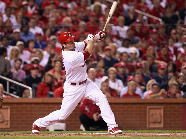 David Freese hits a RBI double 