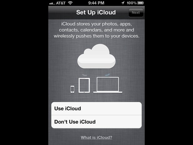 Setting up iOS 5 and iCloud on the iPhone