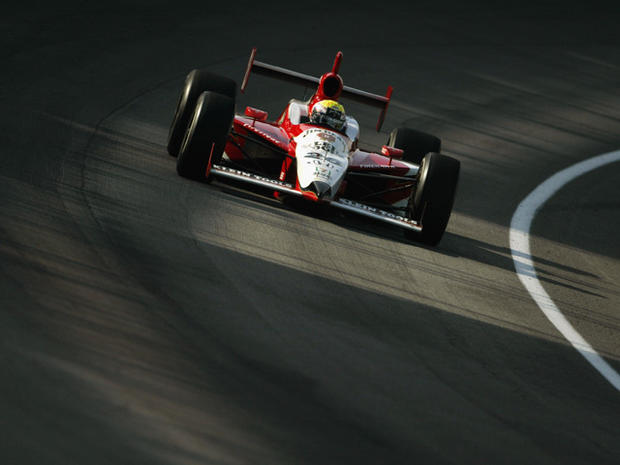 Dan Wheldon practices for Indianapolis 500  