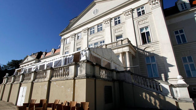 The former foster home Wilhelminenberg castle is seen in Vienna Oct. 17, 2011. Municipal officials say an investigation will be launched into claims by two women who allege they and other girls at the foster home were systematically raped in the 1970s. Th 