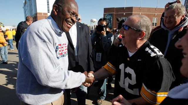 WASHINGTON, DC - OCTOBER 31: Republican Presidential candidate Herman Cain delivers remarks at The National Press Club October 31, 2011 in Washington, DC. Cain has denied accusations made in a report of sexual harassment while he was president of the Nati 