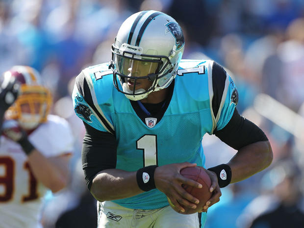 Cam Newton rushes for a second half touchdown 