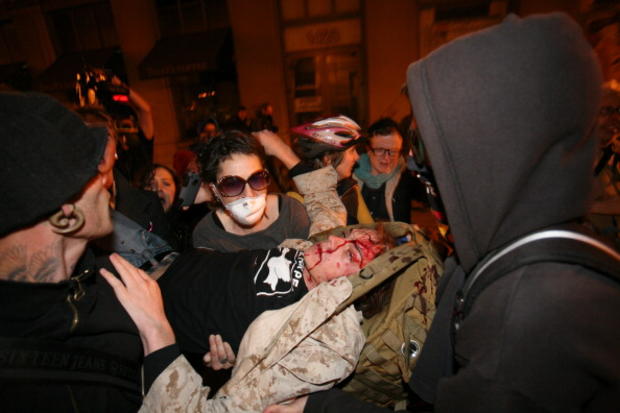 Occupy Oakland Protesters 