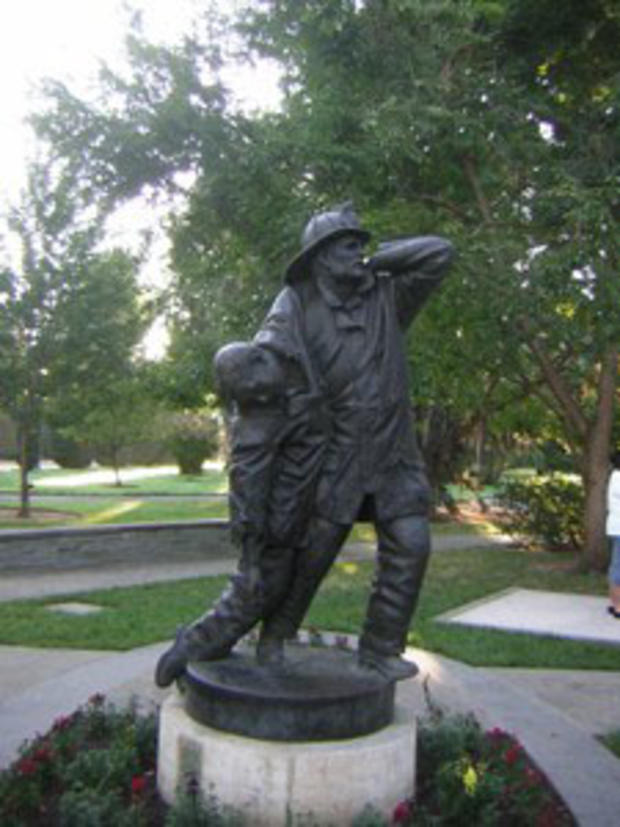 1/16/12 - arts and culture - state capitol guide - CA Firefighter's Memorial - Juliet Farmer 