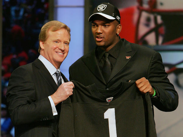 JaMarcus Russell with NFL Commissioner Roger Goodell 