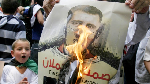 Syria Assad Egypt protests 