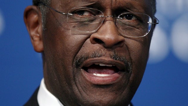 WASHINGTON, DC - OCTOBER 31: Republican Presidential candidate Herman Cain delivers remarks at The National Press Club October 31, 2011 in Washington, DC. Cain has denied accusations made in a report of sexual harassment while he was president of the Nati 