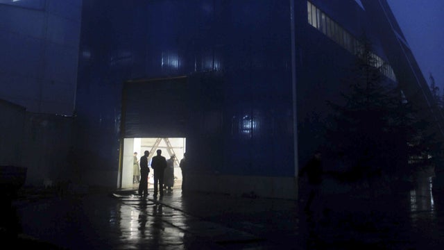 China coal miners trapped 