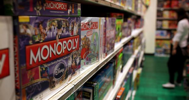 Monopoly On Toy Store Shelf 