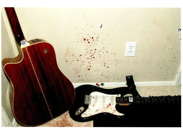 Crime scene: John Needham's bloody apartment 