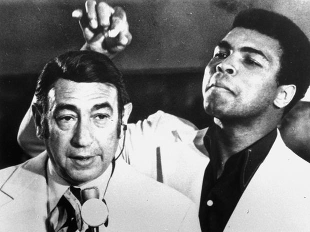 Howard Cosell and Muhammad Ali 