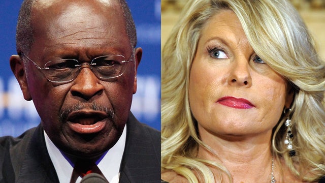 Herman Cain and Sharon Bialek  