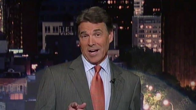 Rick Perry does Letterman "Top 10" 