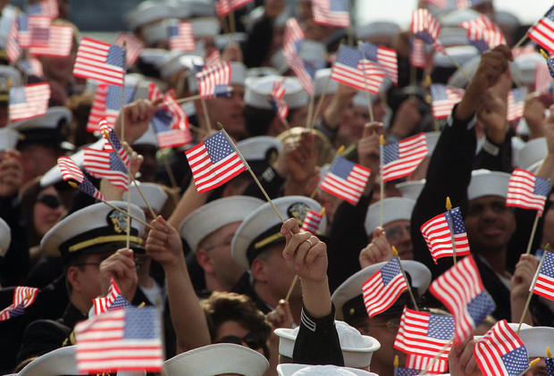 Sailors - American Flags 