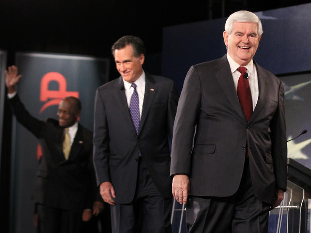 Mitt Romney, Newt Gingrich 